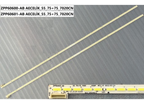 ARÇELİK A55L 9672 5B, A55L 9672 5W, A55L 9783 5S, A55L 9683 5S Led bar, ZPP60600-AB, Aecelik_55_75+75_7020CN ARÇELİK A55L 9672 5B, A55L 9672 5W, A55L 9783 5S, A55L 9683 5S Led bar, ZPP60600-AB, Aecelik_55_75+75_7020CN